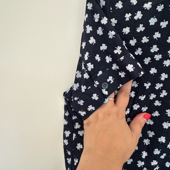 Brooks‎ Brothers Navy and White button down shirt size 10 - Picture 3 of 5